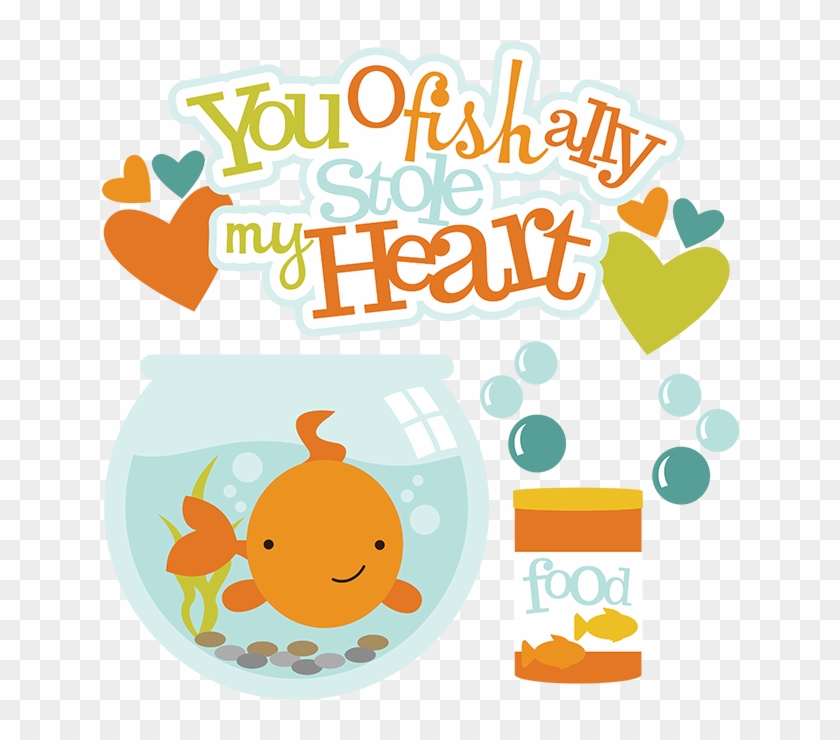 Stole - Valentine Fish Clip Art #30700