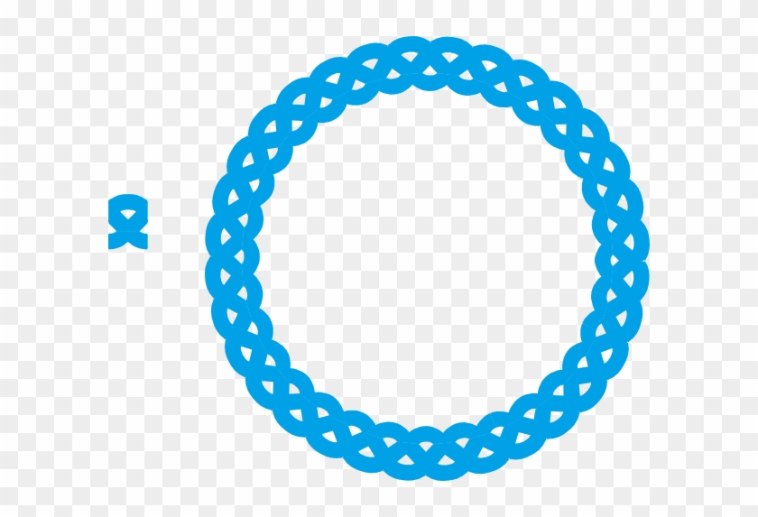 blue circle frame clip art