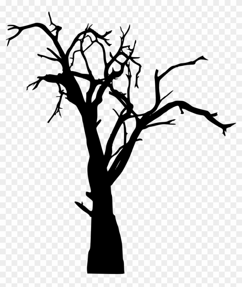 Tree Silhouette Vector Free Download - Dead Tree Silhouette #30941