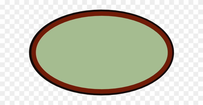 Brown Oval Frame Clipart - Circle #30960