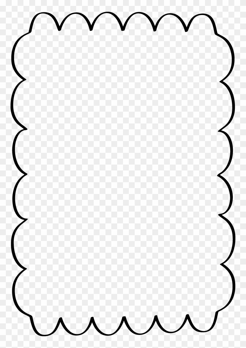 Scalloped - Scalloped Border Clip Art #30984