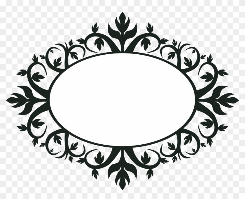 Vintage Shape Cliparts - Ornamental Oval Frames #30995