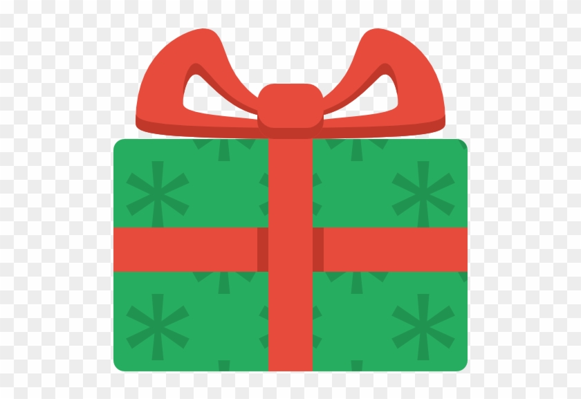 Clipart Christmas Present - Christmas Icon Png Flat #31014