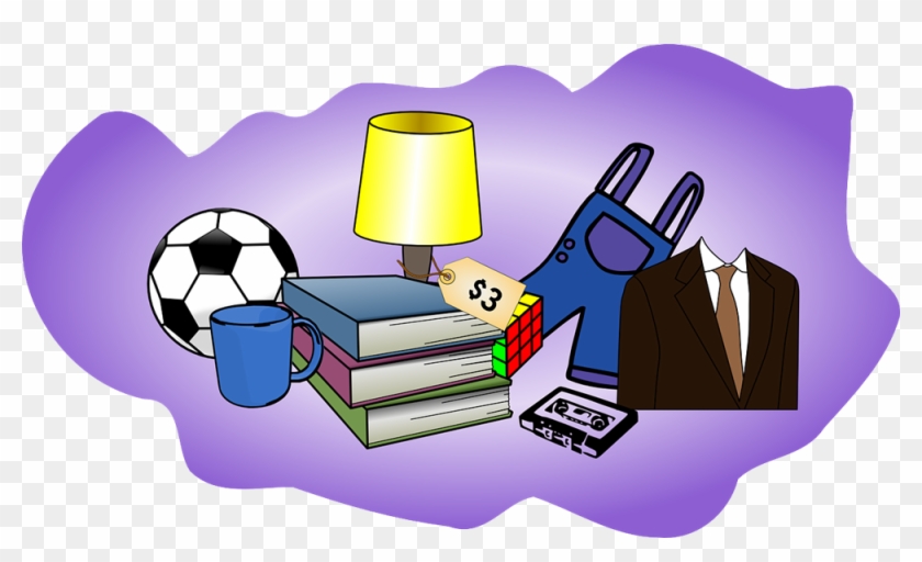 Many - Garage Sale Items Clip Art #31043