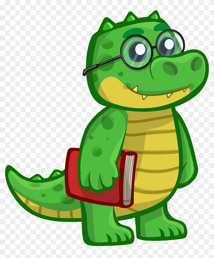 Free To Use & Public Domain Clip Art - Cute Cartoon Crocodile #31222