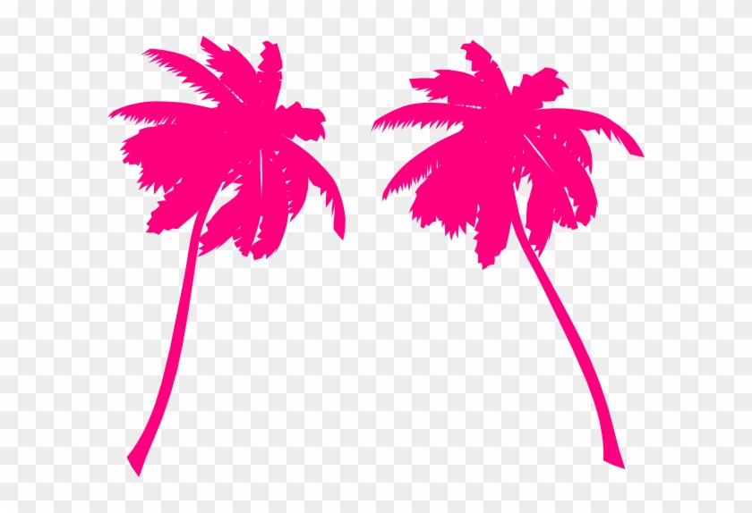 Pink Palm Tree Clip Art #31223