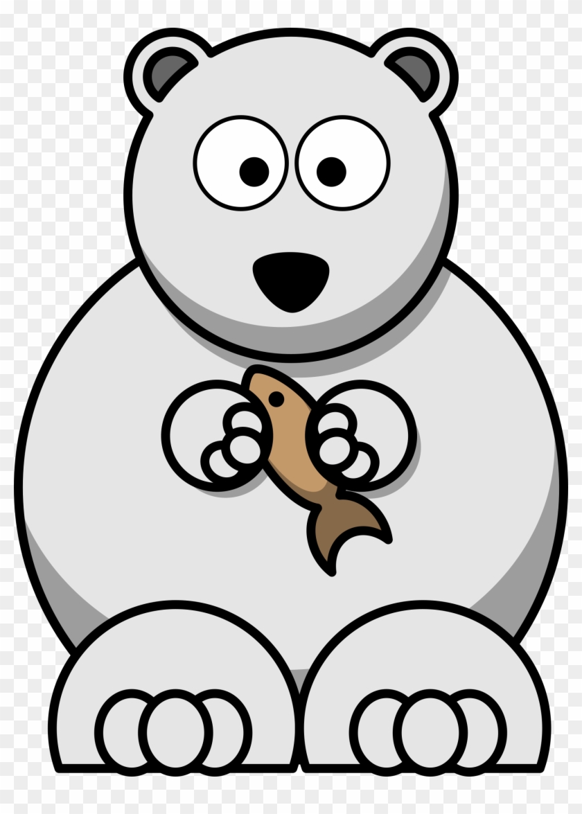 Cartoon Clipart Polar Bear - Cartoon Polar Bear Clipart #31243