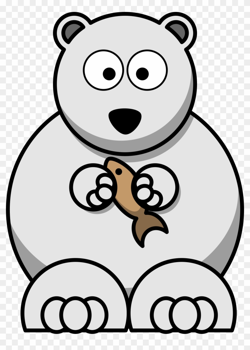 Cartoon Clipart Polar Bear - Cartoon Polar Bear Clipart #31243