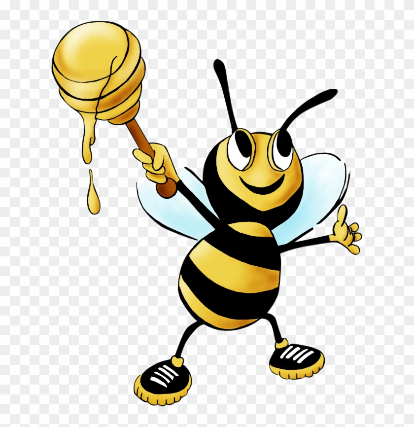 Free Cartoon Honey Bee Clip Art - Honey Bee Clip Art Free #31339