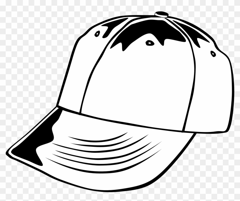 Hat Black And White Pirate Hat Clipart Free Png - Baseball Cap Clip Art #31368