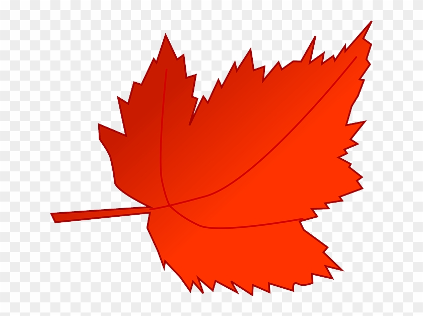 Autumn, Fall, Leaf, Red, Tree, Foliage, Greenery - Fall Leaf Clip Art #31426