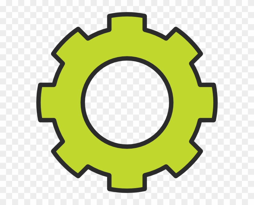 Gear Green Cog Clip Art At Clker - Cog Clipart #31477