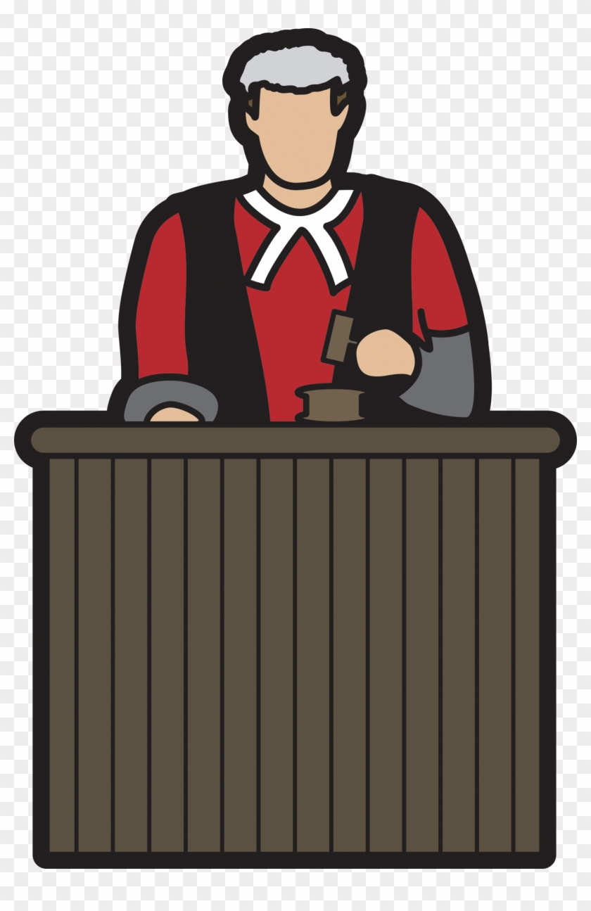 Images For Court Judge Cartoon - Judge In Court Png - Free Transparent PNG  Clipart Images Download