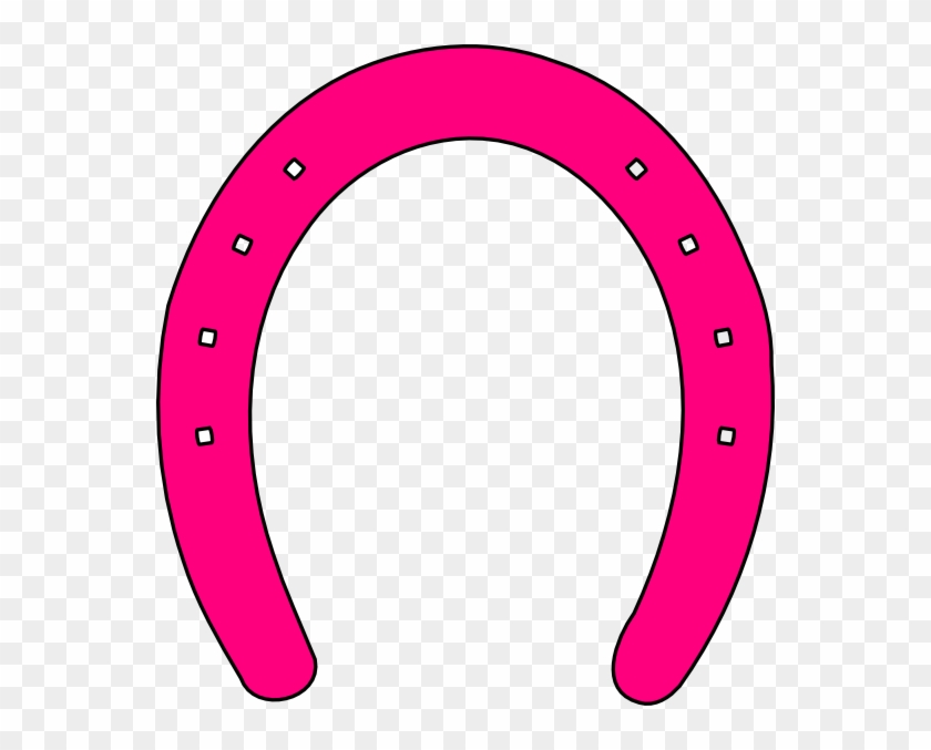 Horseshoe Horse Shoe Clip Art Vector Free Clipart - Pink Horseshoe Clipart #31488