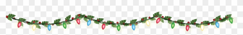 Christmas Lights Png Transparent Images Png All - Christmas Garland Border Transparent #31584