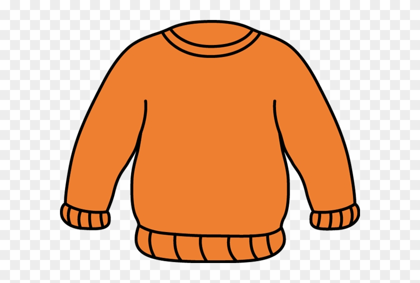 Orange Sweater - Sweater Clipart #31638