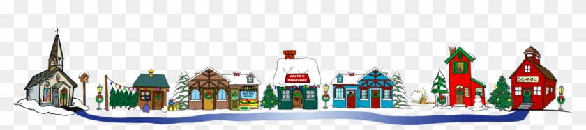 Christmas Village Clipart - Christmas Village Clip Art #31654