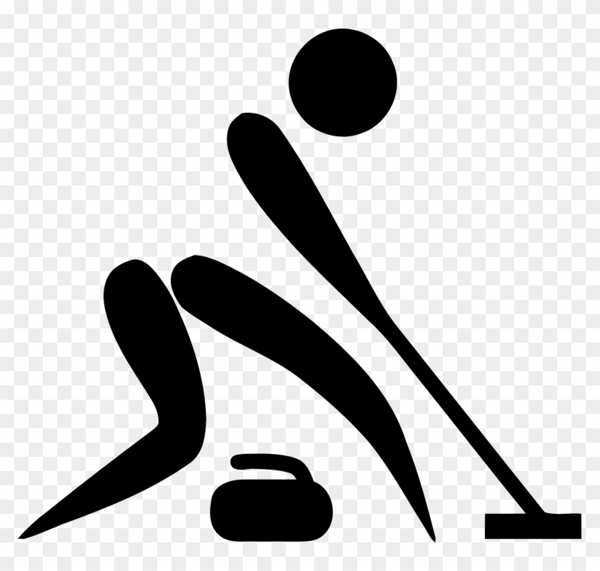 Curling, Sports, Pictogram, Olympics - Winter Olympic Sports Clipart #31695