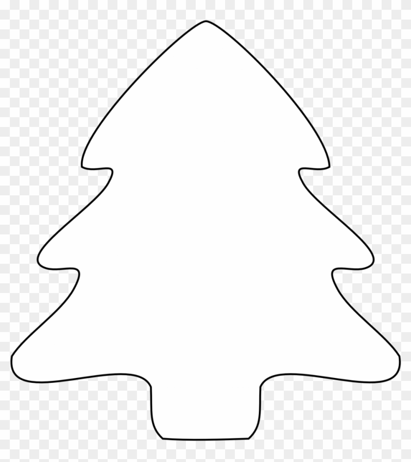 White Christmas Tree Clipart - White Christmas Tree Clip Art #31873