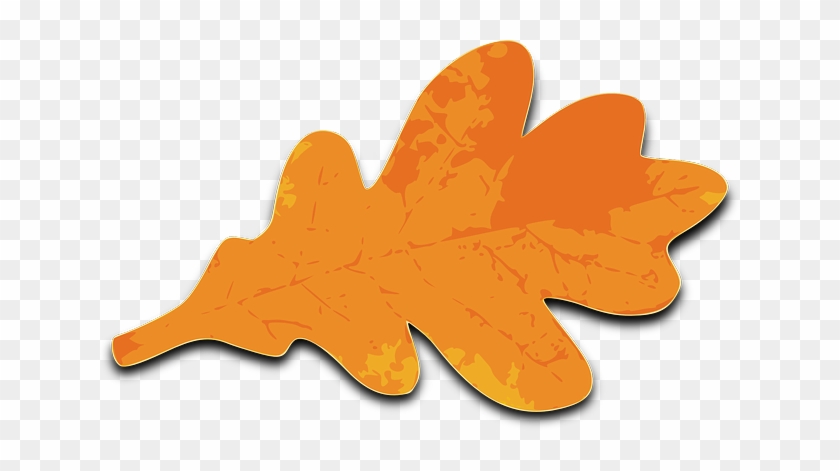 Orange Leaves Clip Art - Fall Oak Leaf Clipart #31962