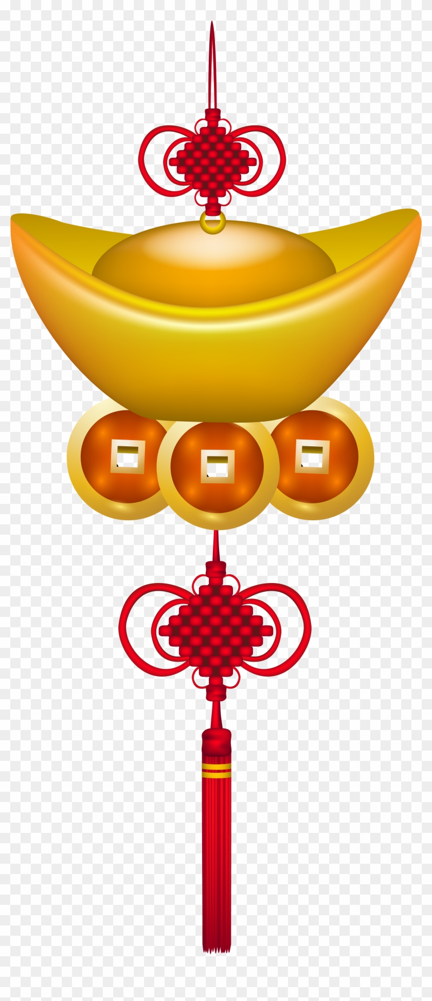 Chinese Ornament Png Clip Art - Chinese Ornaments For New Year Png #32011