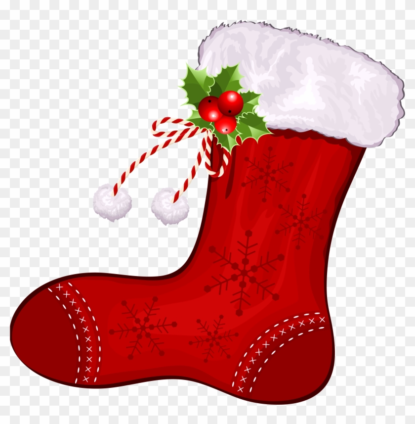 Mini Xmas Stocking - Christmas Stocking Clipart Free #32006