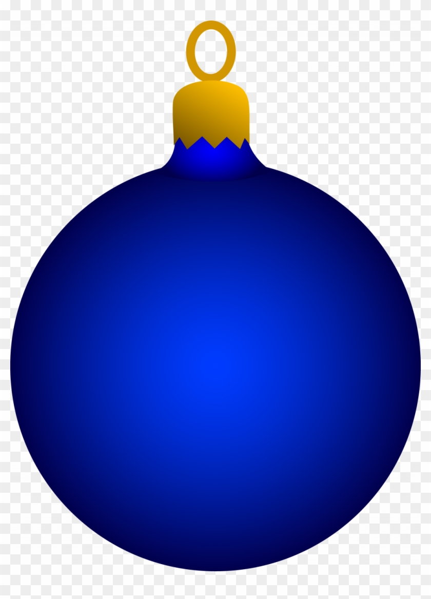 Uncategorized ~ Blue Christmas Tree Ornament Free Clip - Ornament Clipart #32019