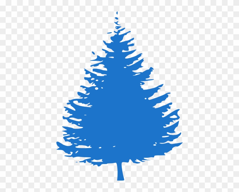 Pine Clipart Short Tree - Pine Tree Silhouette #32044