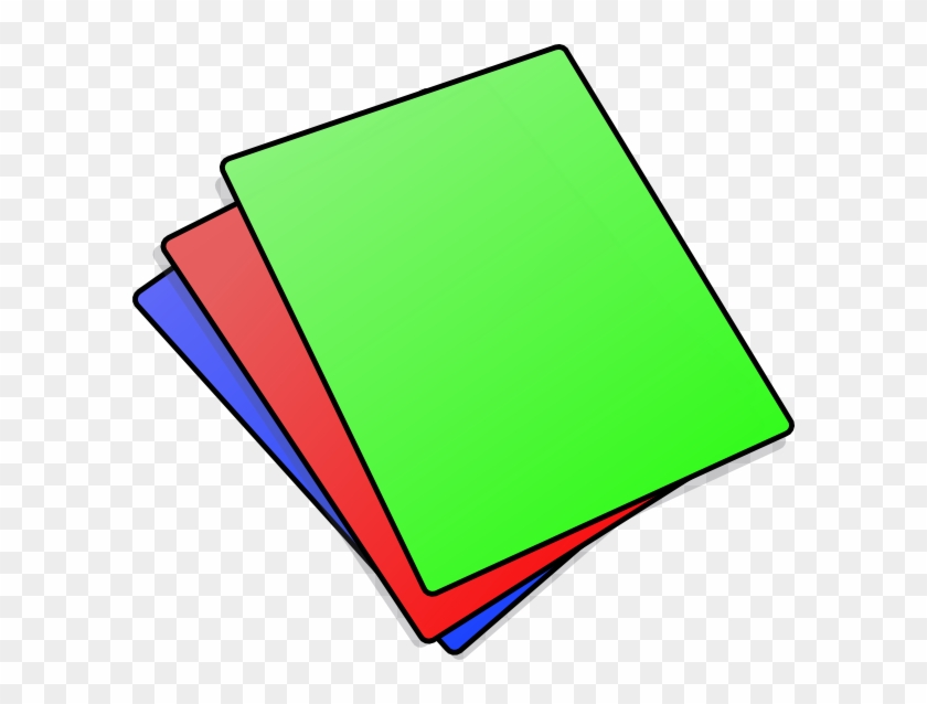 Stack - Coloured Paper Clipart #32185