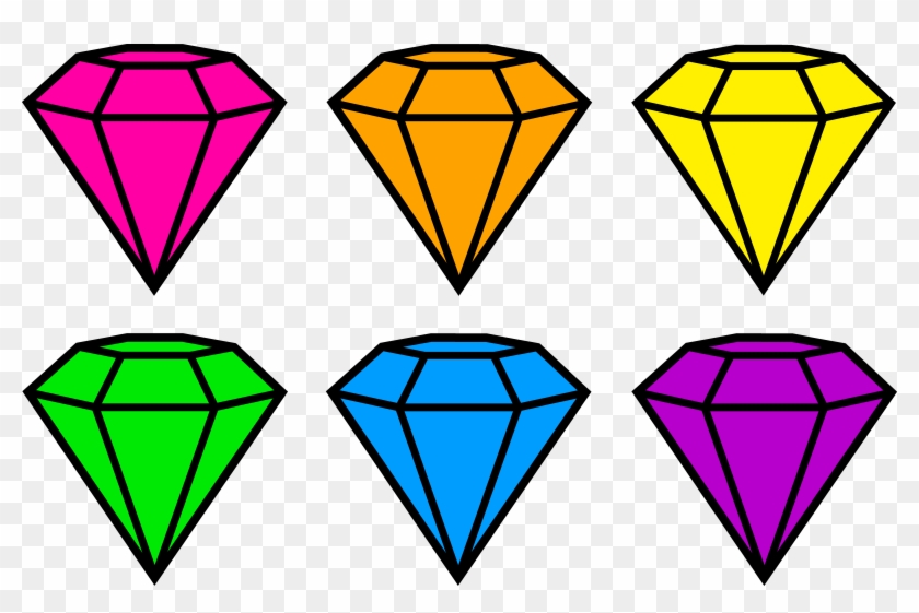Jewels Clipart - Cartoon Diamond #32252