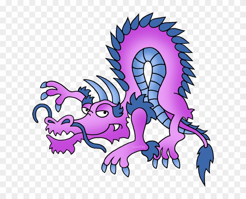 Purple Dragon - Chinese Dragons For Kids #32242