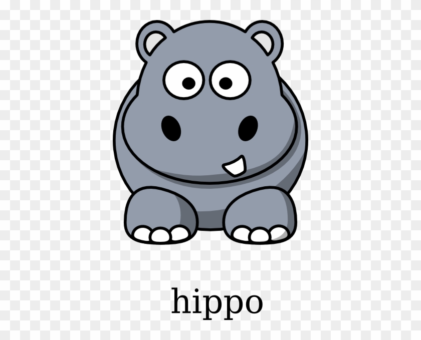 Hippopotamus Clipart - Cartoon Hippo #32320