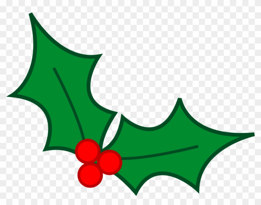 Christmas Clip Art - Christmas Holly To Draw #32344