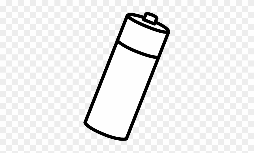 Black And White Battery Clip Art - Battery Coloring #32395