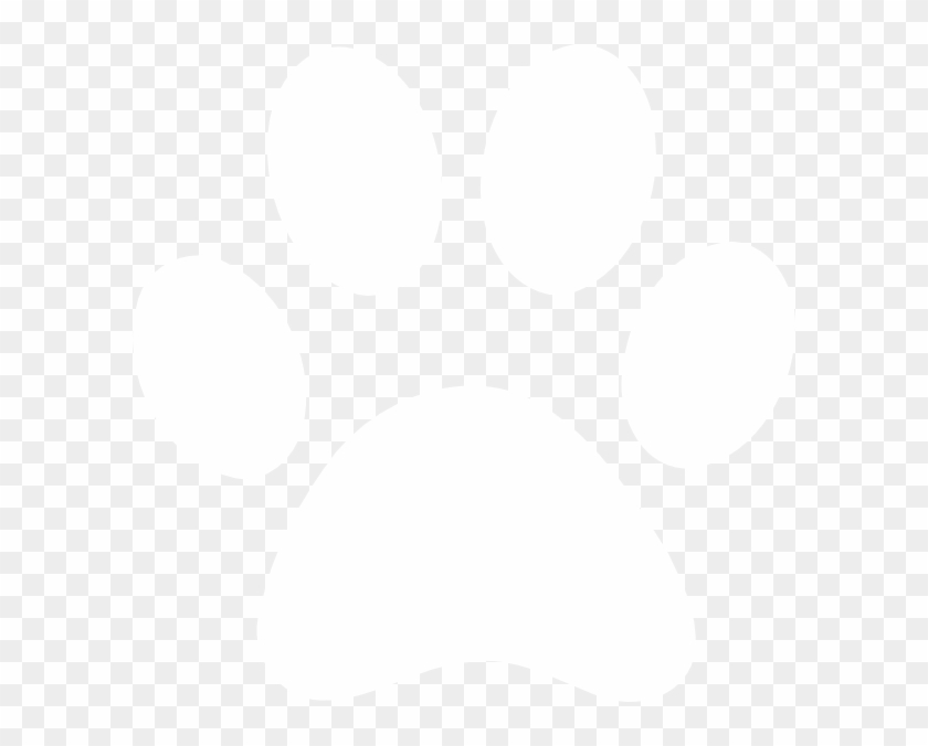 White Paw Print Clip Art White Paw Print Free Download - White Paw Print Transparent #32458