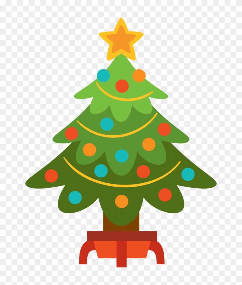 Free Christmas Border Clipart - Merry Christmas Tree Png #32549