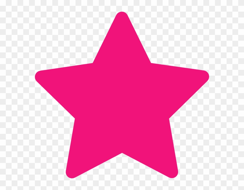 Pink Stars Clipart Pink Star Clip Art At Clker Vector - Pink Star Icon Png #32614