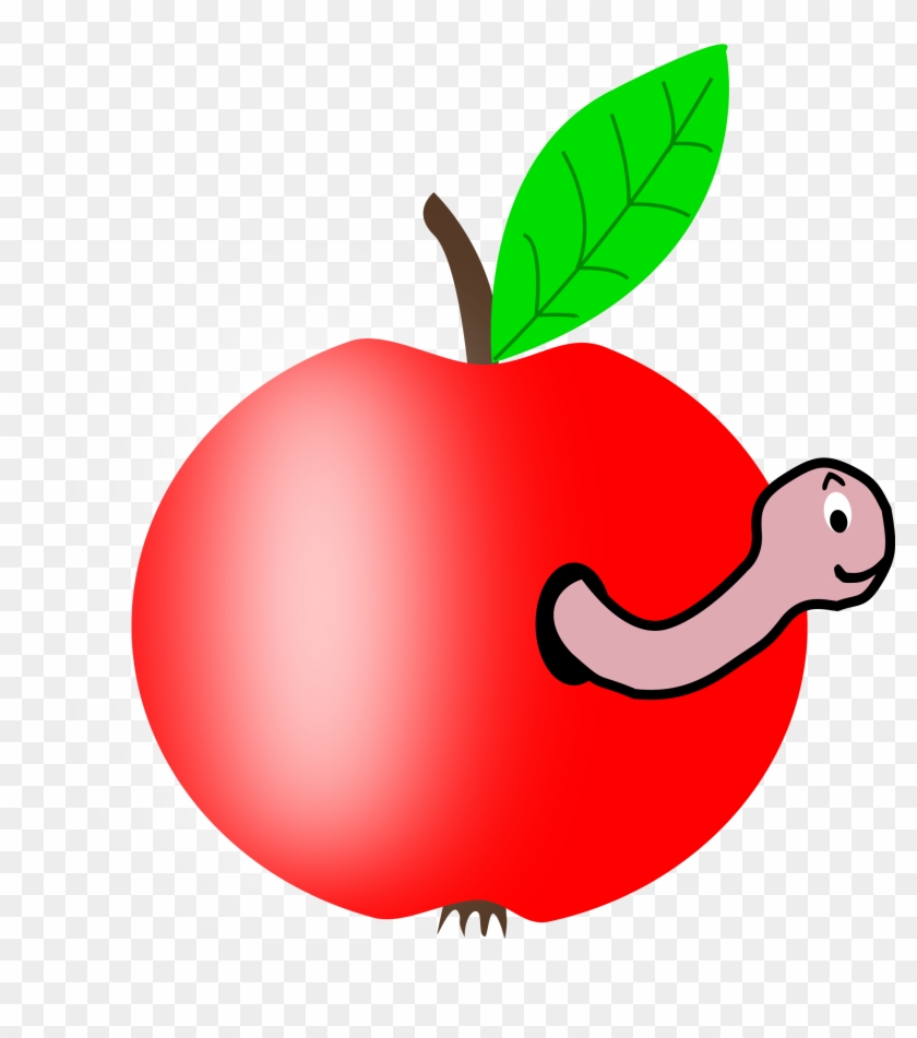 Big Image - Apple With A Worm #32640
