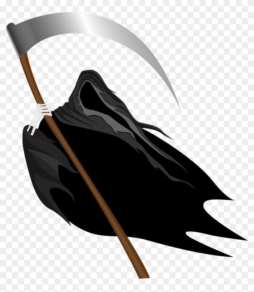 Creepy Clipart Transparent - Grim Reaper Png #32822