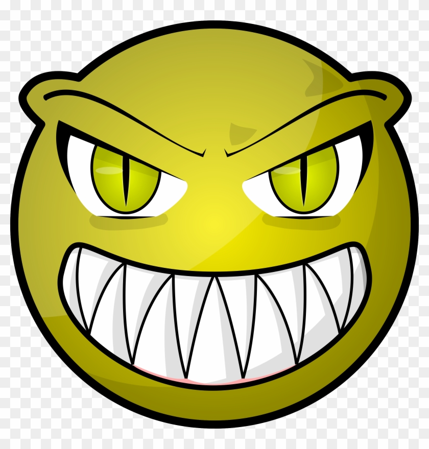 Clipart - Scary Face Clipart #32854