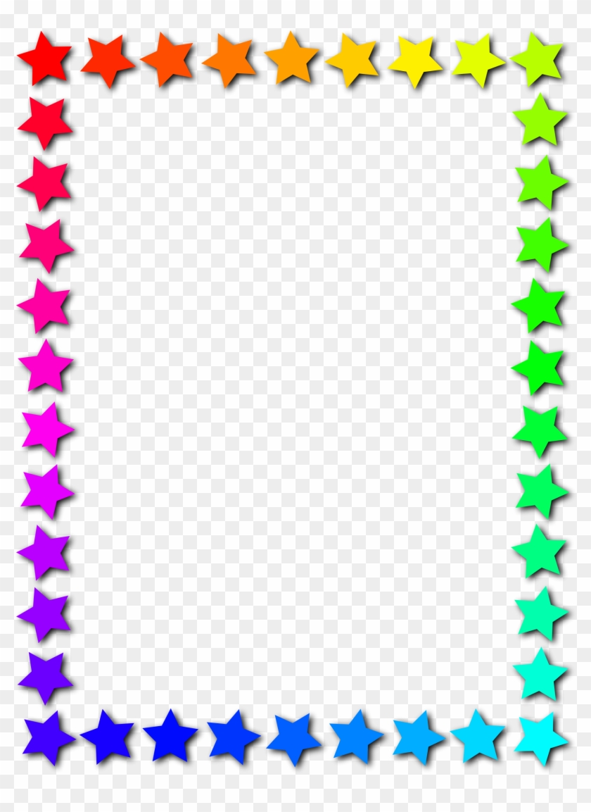 Clipart - Stars Frame Png #32873