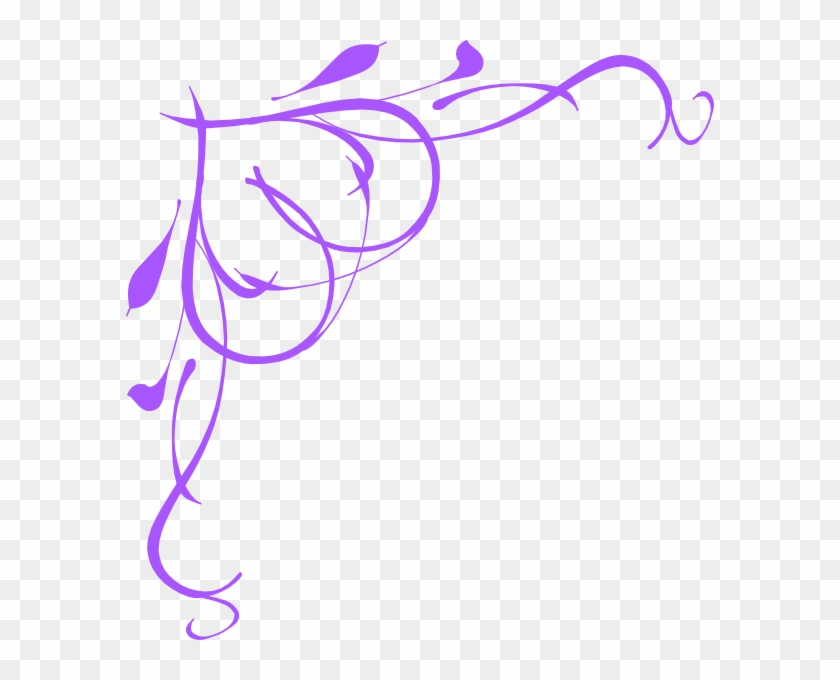 Elegant Purple Border Png #33068