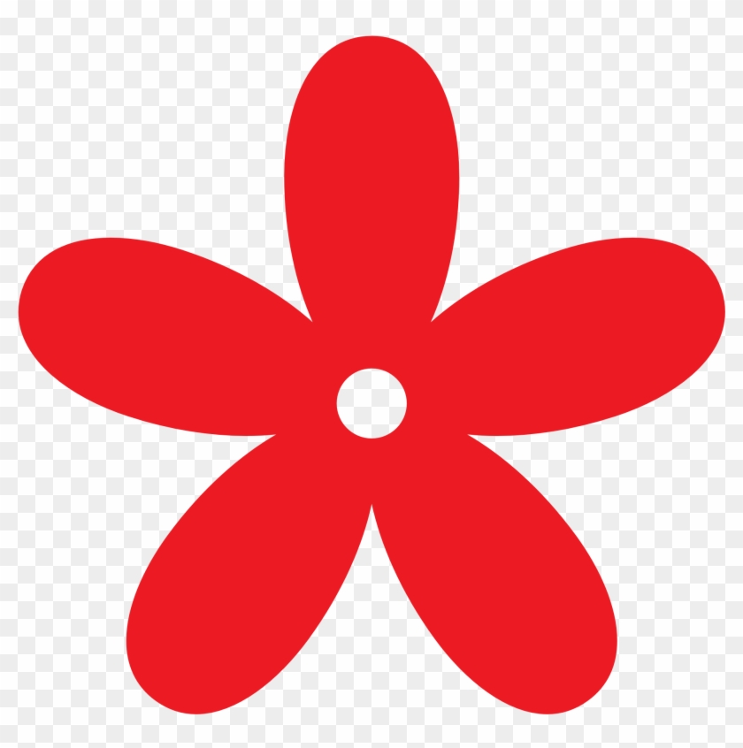 Red Star Clipart Cliparts - Red Flower Clip Art #33097