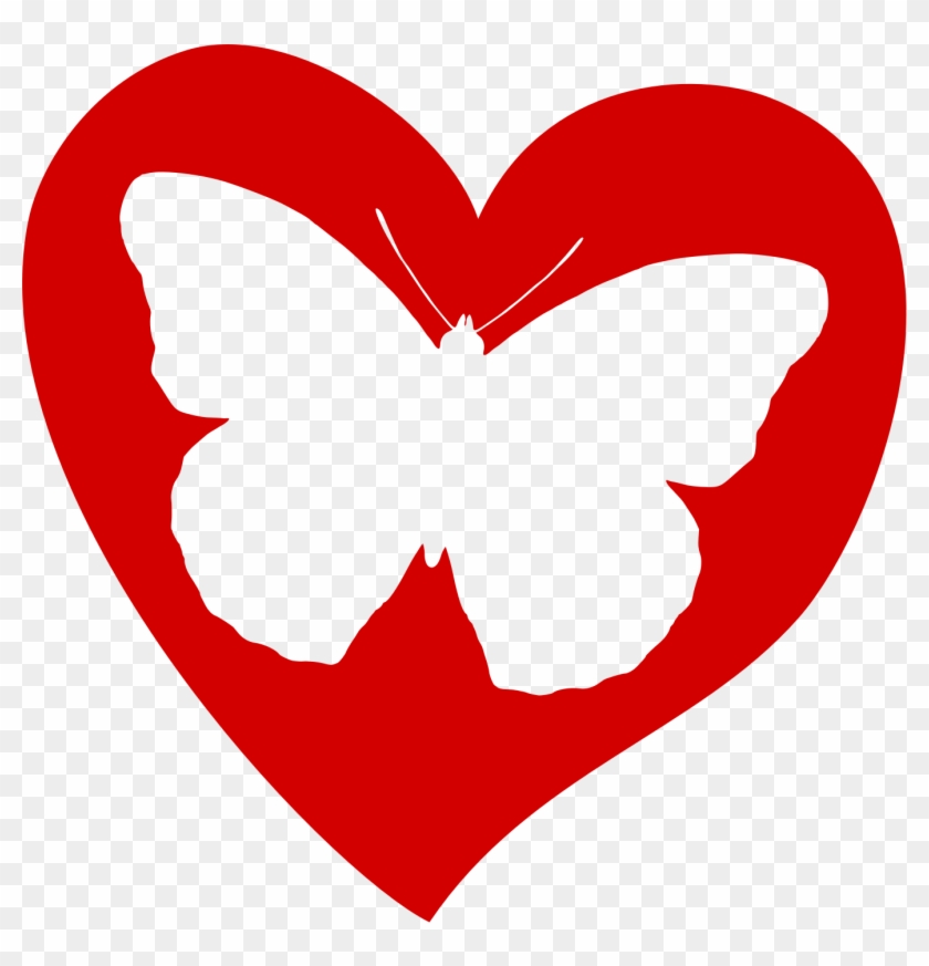 Butterfly Love Aol Image Search Results Clipart - Butterfly Heart Clipart #33218