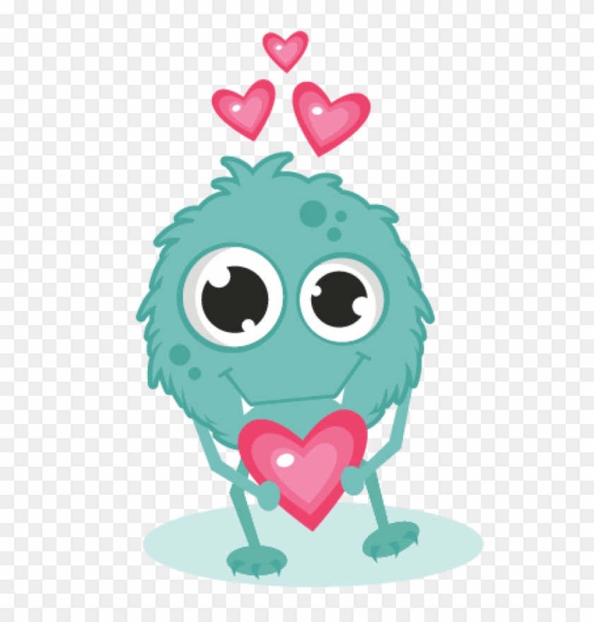 Clip Art Monster - Valentines Day Monster #33362