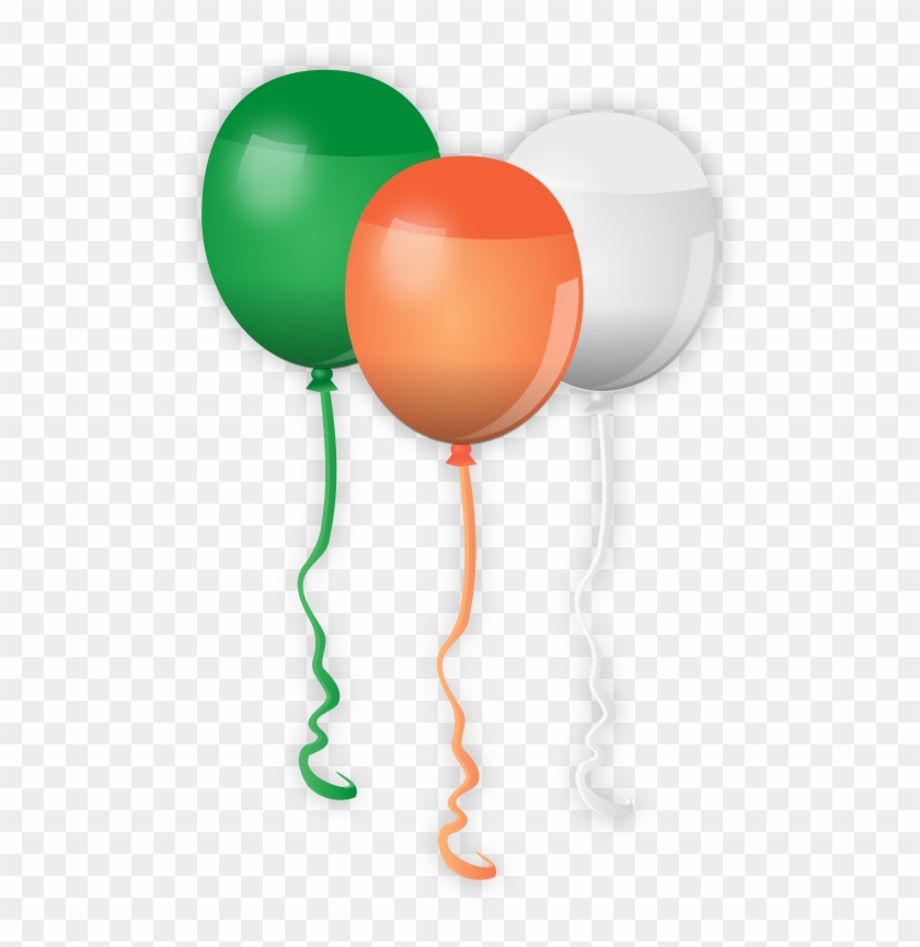 St - Patricks - Balloons Clipart - Red White And Blue Balloons Clip Art #33387