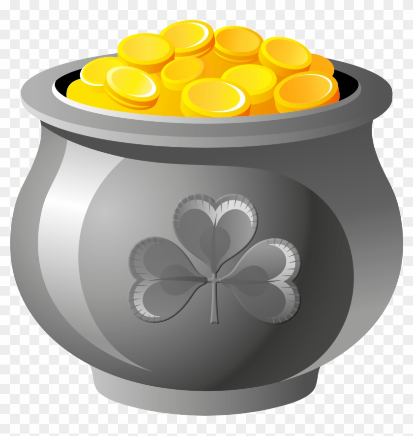 Pot Of Gold Clipart Tumundografico - St Patrick's Day Art #33684