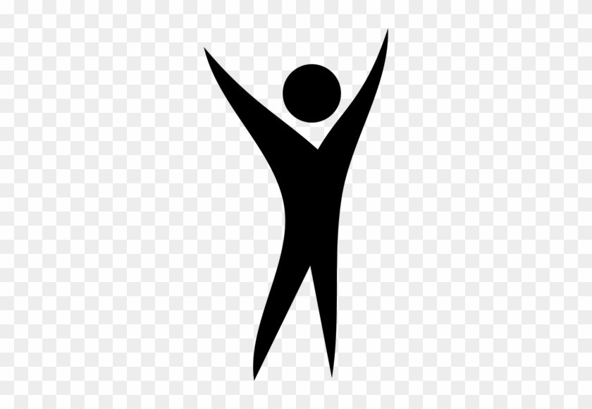 14929 Free Running Man Vector Icon Public Domain Vectors - Happy Man Icon #33718