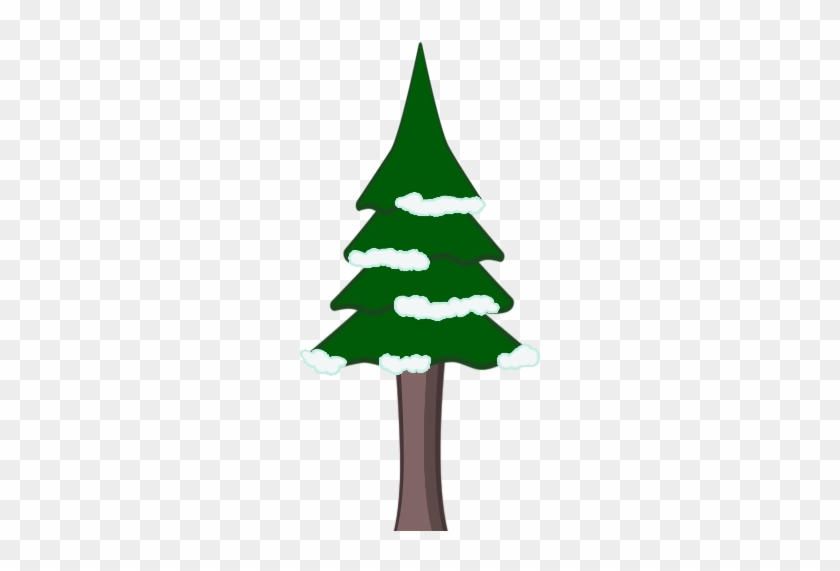 Cartoon Pine Trees - Winter Tree Png Cartoon #33729