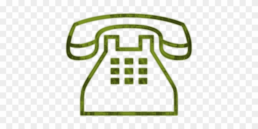 Traditional Clear Telephone Icon - Telephone Logo Gold Png #33964